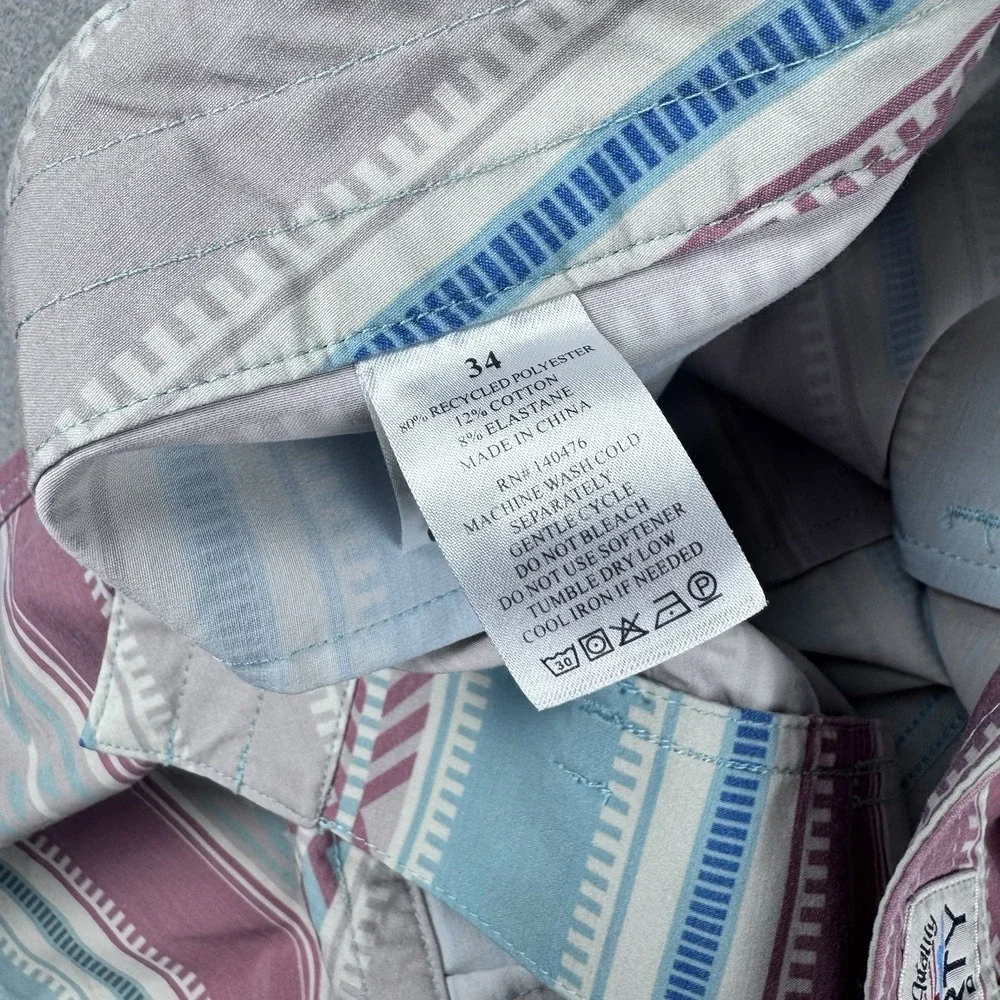Faherty Brand Coastal Shores Board Shorts Men 34 7